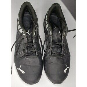 Puma Black Athletic Sneakers Size 9.5 | Lightweight Training Shoes |Casual Short